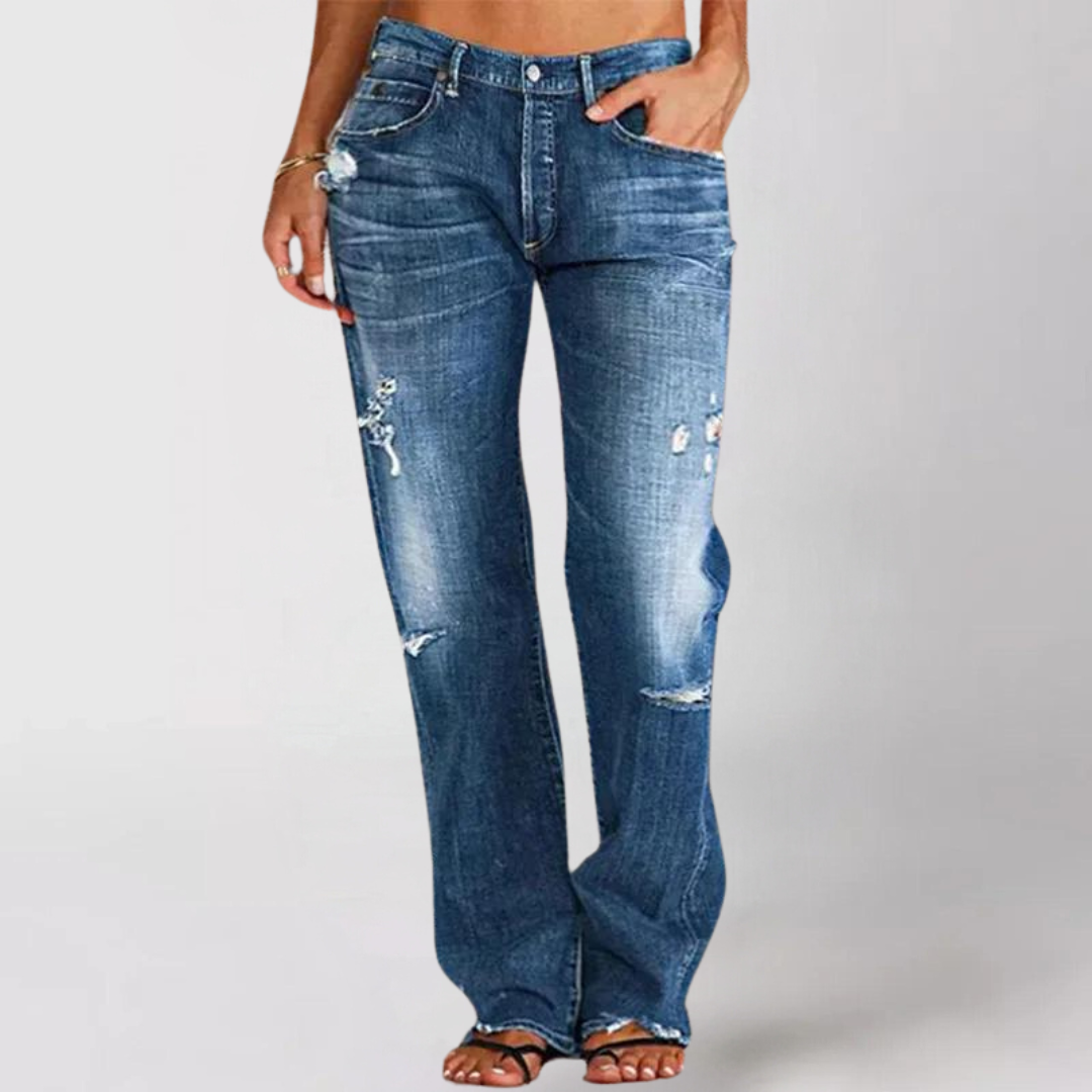 Jeans in denim dalla vestibilità ampia - Crystie