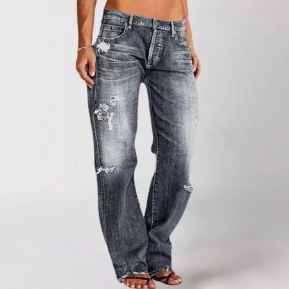 Jeans in denim dalla vestibilità ampia - Crystie