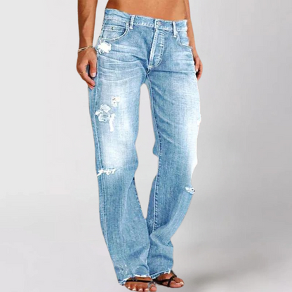 Jeans in denim dalla vestibilità ampia - Crystie