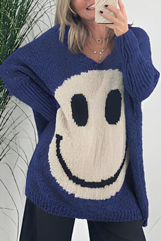 Maglia Smiley da donna