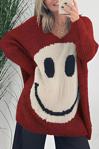 Maglia Smiley da donna
