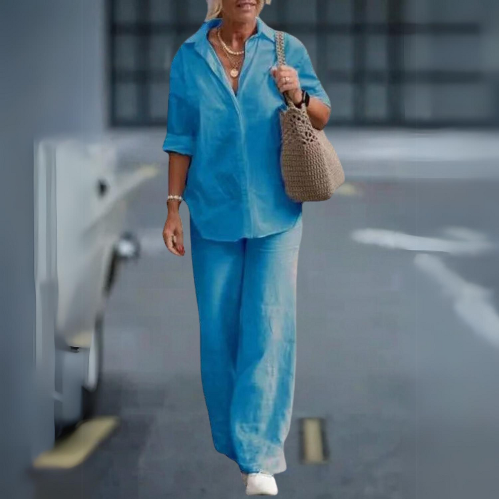 Anna - Set di lusso a due pezzi in cotone