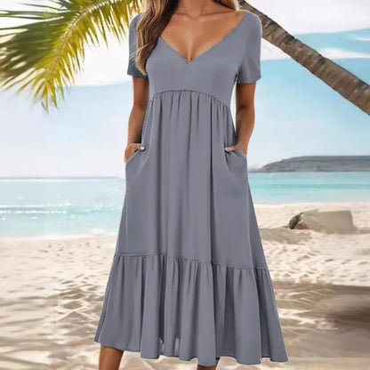 Blanche - Abito elegante con tasche