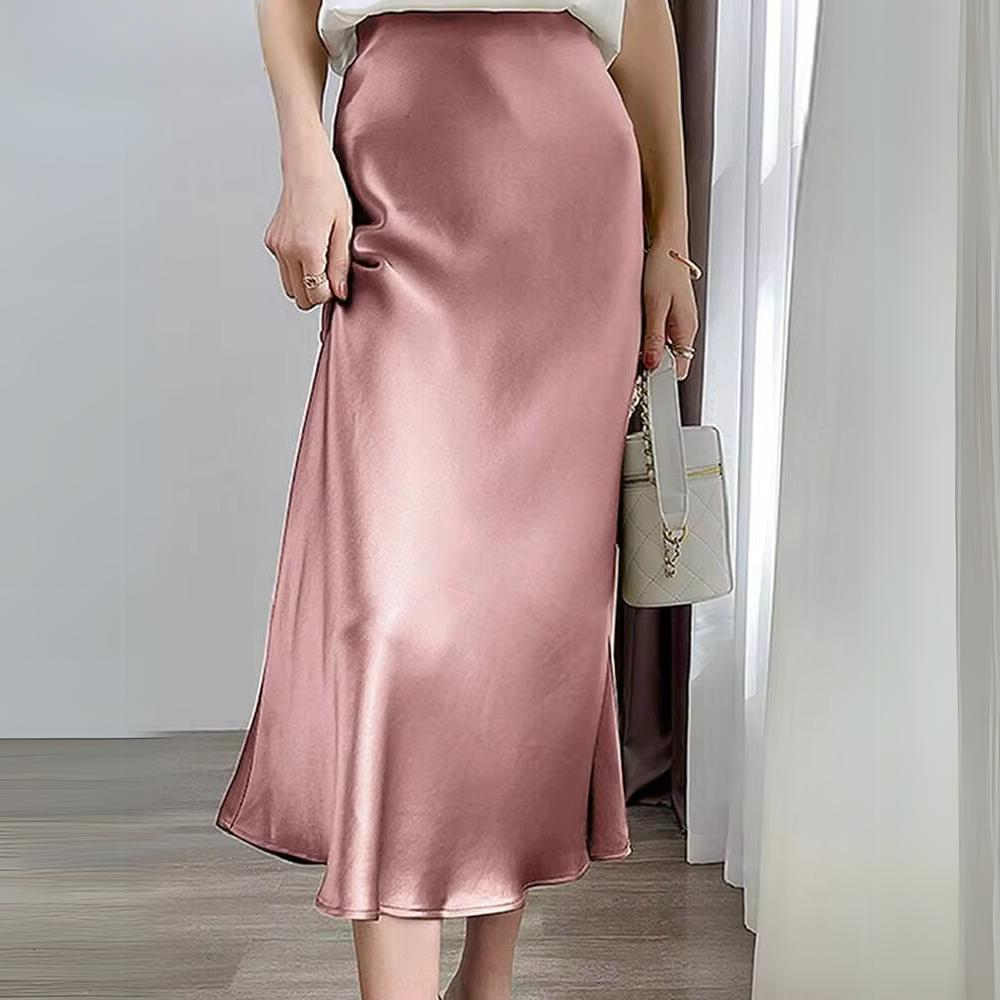 Cecilia - Gonna casual in raso per feste