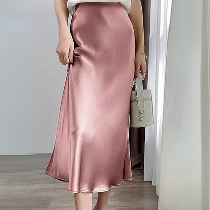 Cecilia - Gonna casual in raso per feste