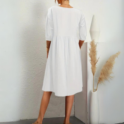 Clara - Abito elegante con maniche a lanterna