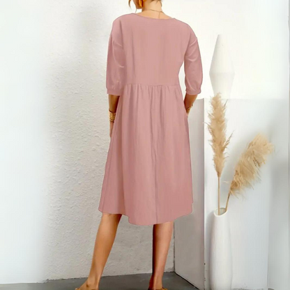 Clara - Abito elegante con maniche a lanterna