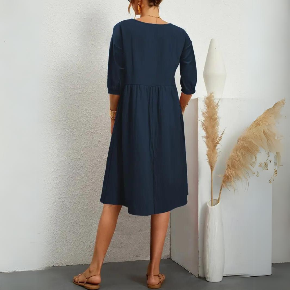 Clara - Abito elegante con maniche a lanterna