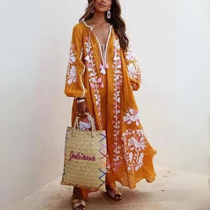 Delia - Abito lungo elegante e bohémien