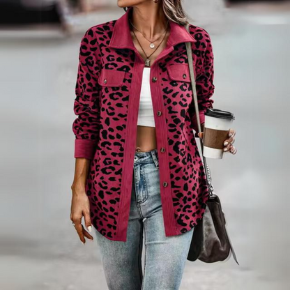 Emeline - Giacca leopardata casual