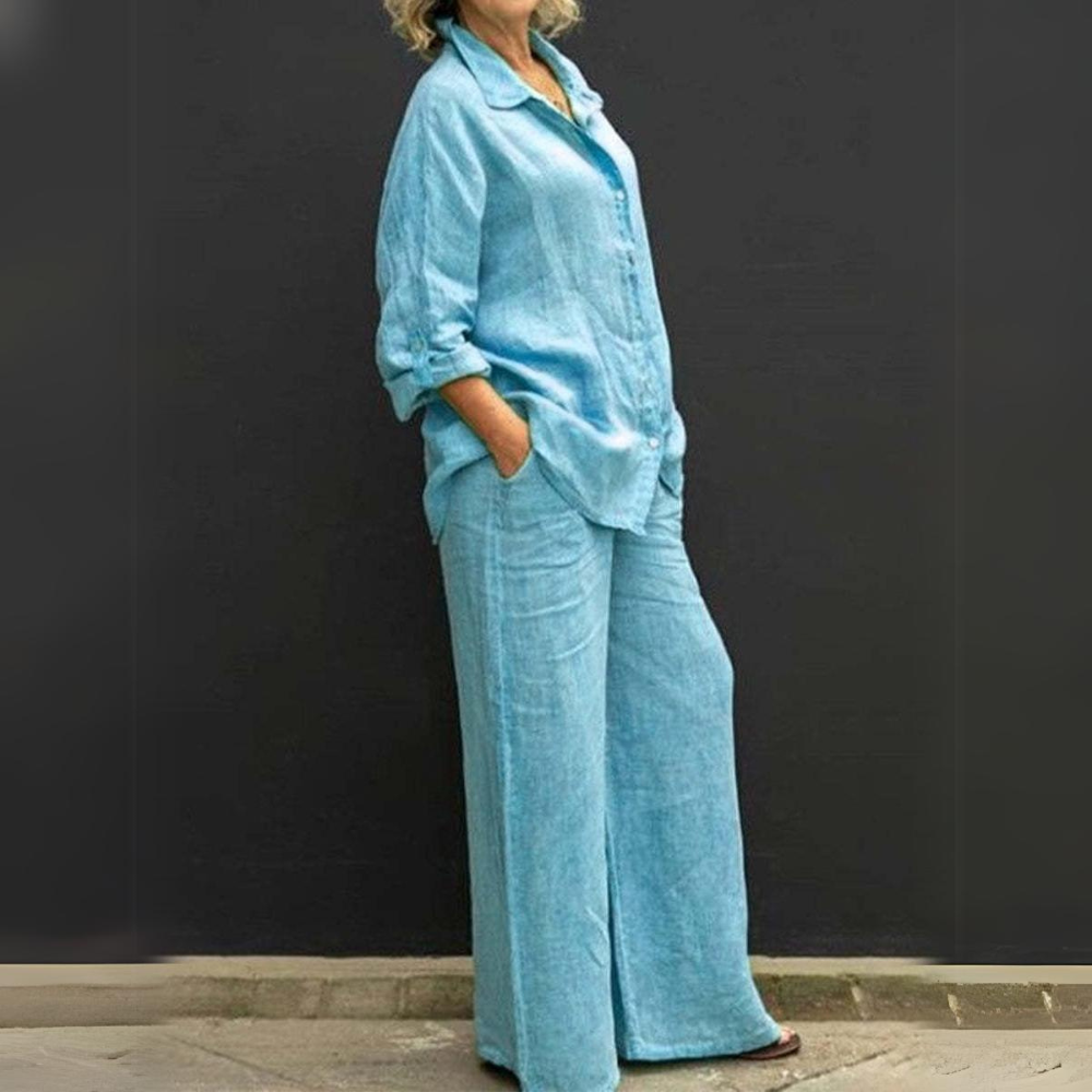 Faith - Set di pantaloni e top in cotone