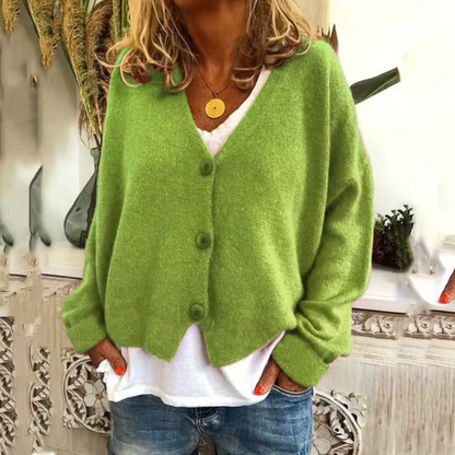 Gunhild - Cardigan casual largo