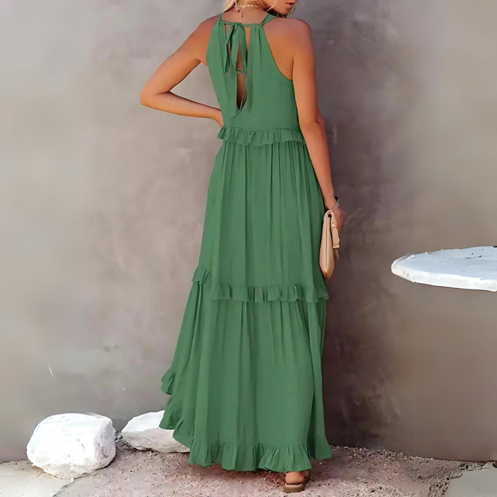 Hanna - Maxi abito elegante con tasche