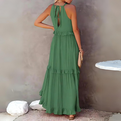 Hanna - Maxi abito elegante con tasche