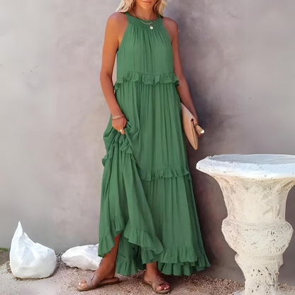 Hanna - Maxi abito elegante con tasche