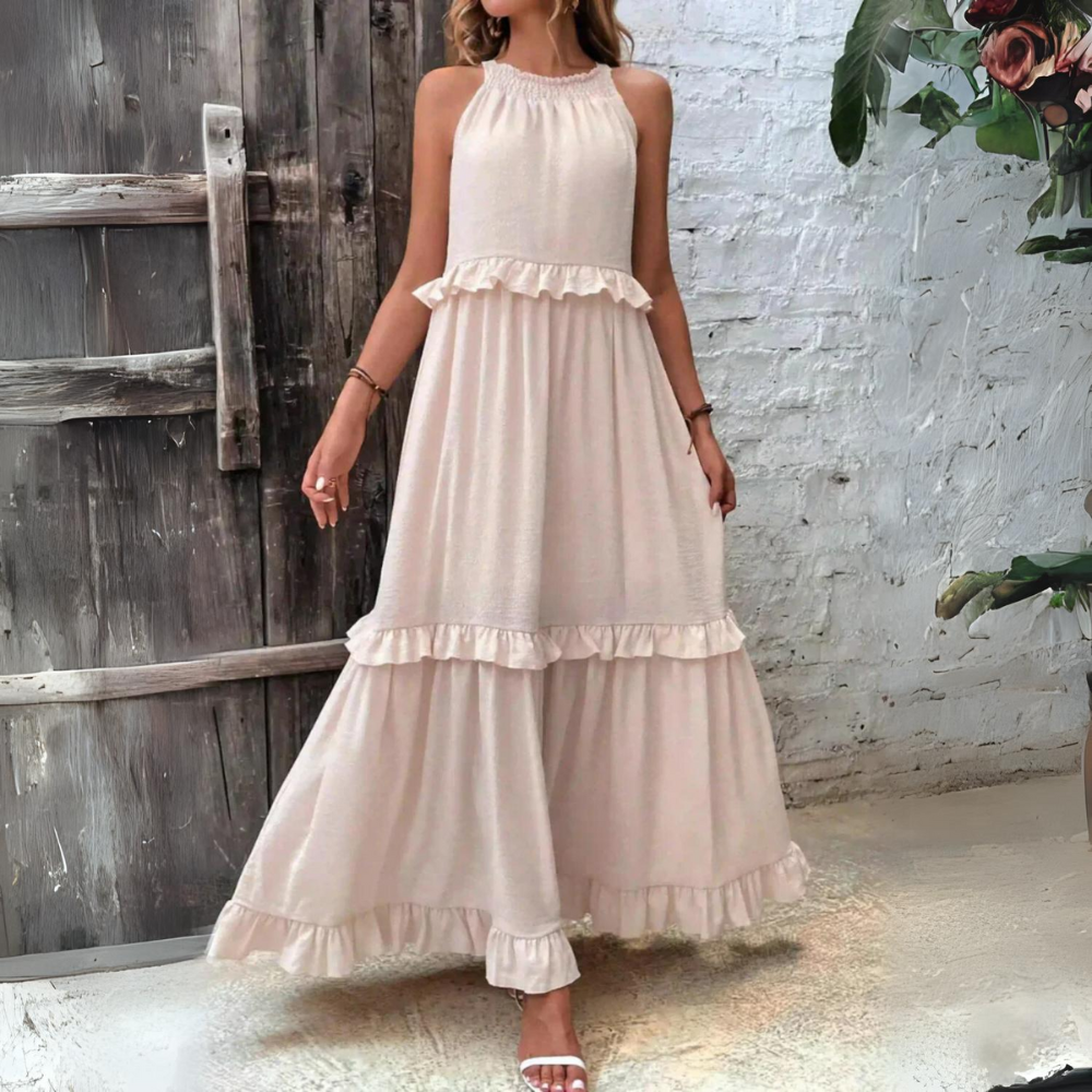 Hanna - Maxi abito elegante con tasche
