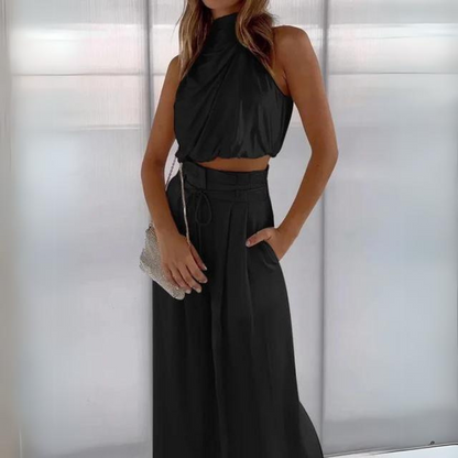 Iris - Set donna elegante Top e pantaloni