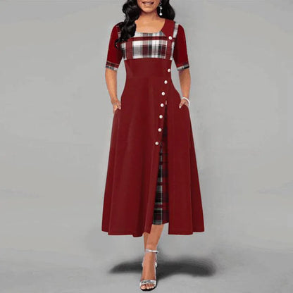 Jacqueline - Abito con dettagli di bottoni