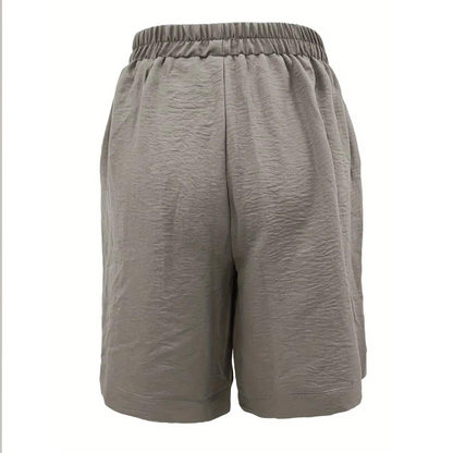 Juno - Pantaloncini da donna con vita elastica