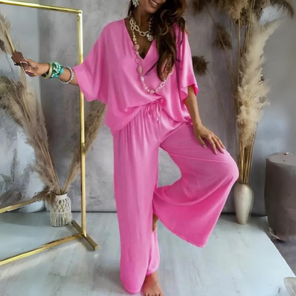 Karla - Set donna casual pantaloni e camicia
