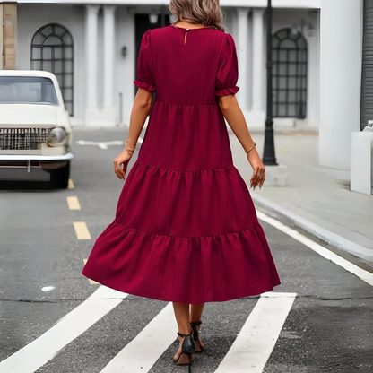 Fate - Abito elegante con maniche a sbuffo