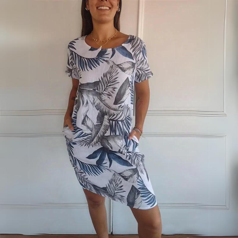 Marije - Abito comodo con scollo rotondo