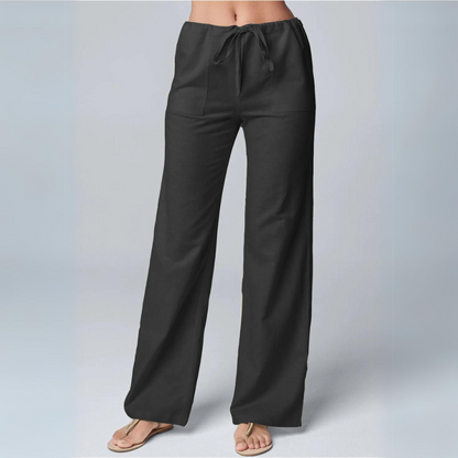 Mae - Pantaloni in cotone e lino