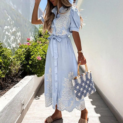 Milena - Abito ricamato chic