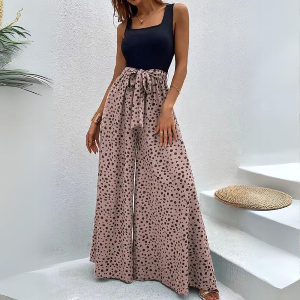 Francesca - Tuta elegante a pois