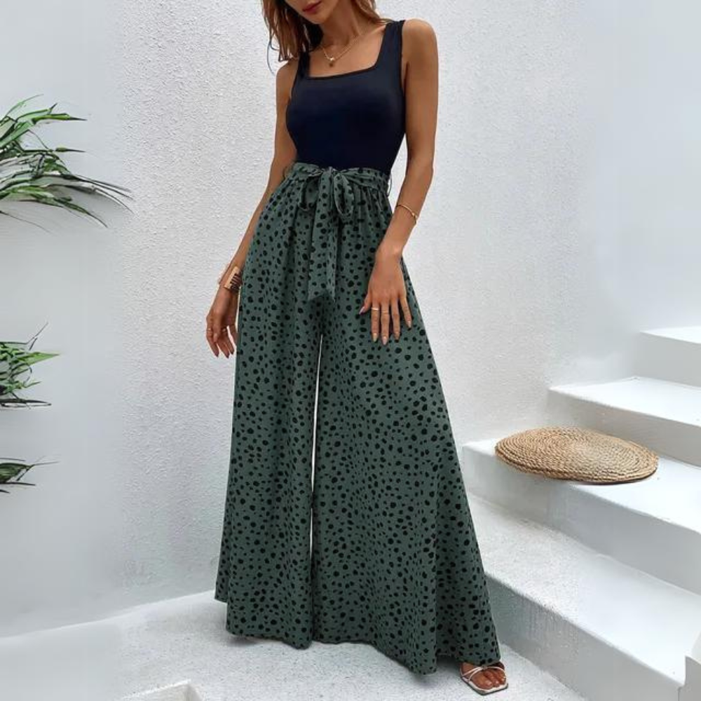 Francesca - Tuta elegante a pois
