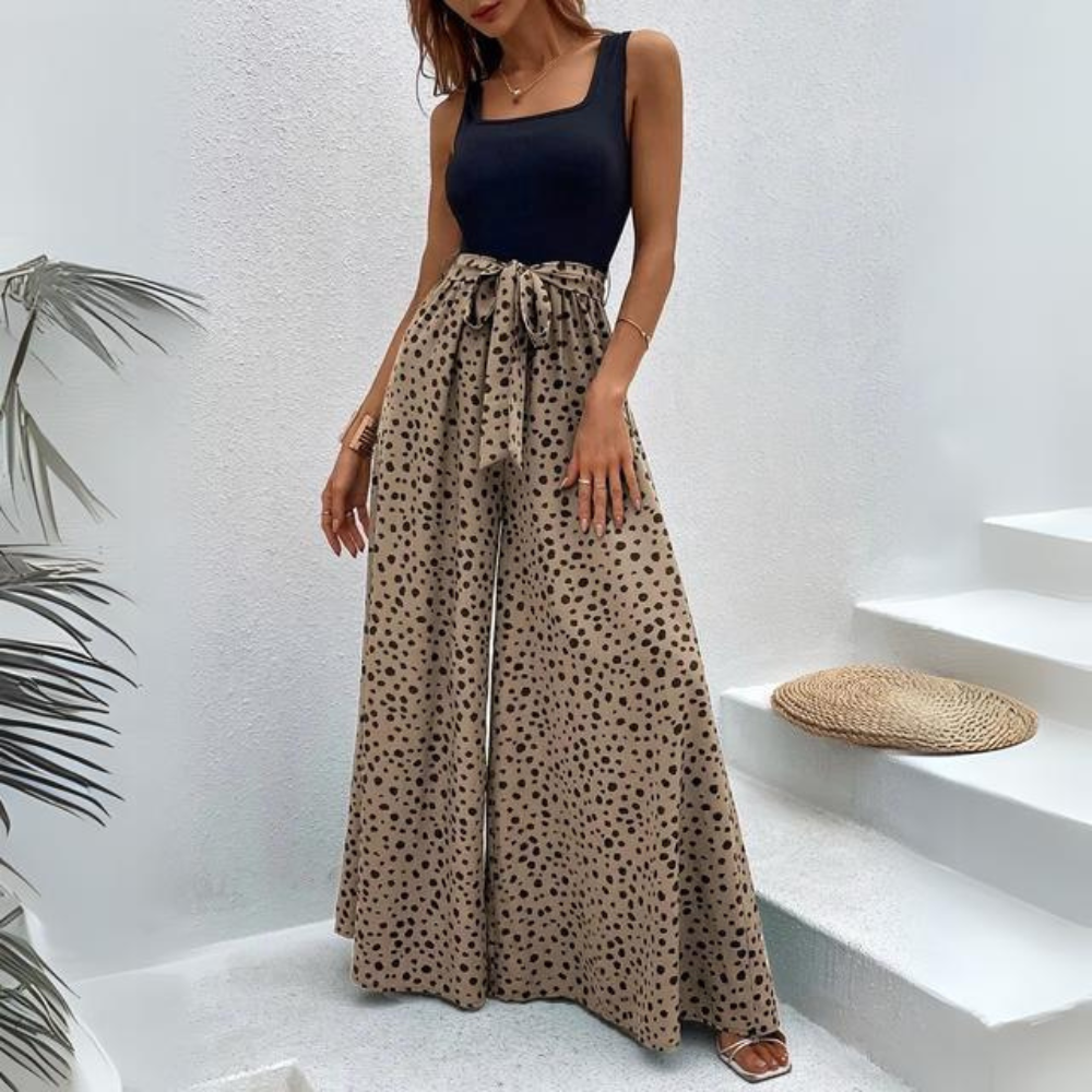 Francesca - Tuta elegante a pois