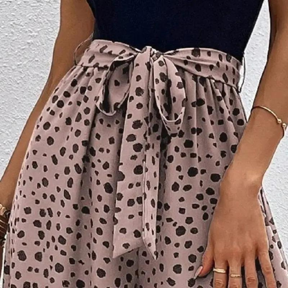 Francesca - Tuta elegante a pois