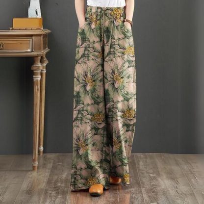 Laurence - Pantaloni di Boemia con elastico in vita