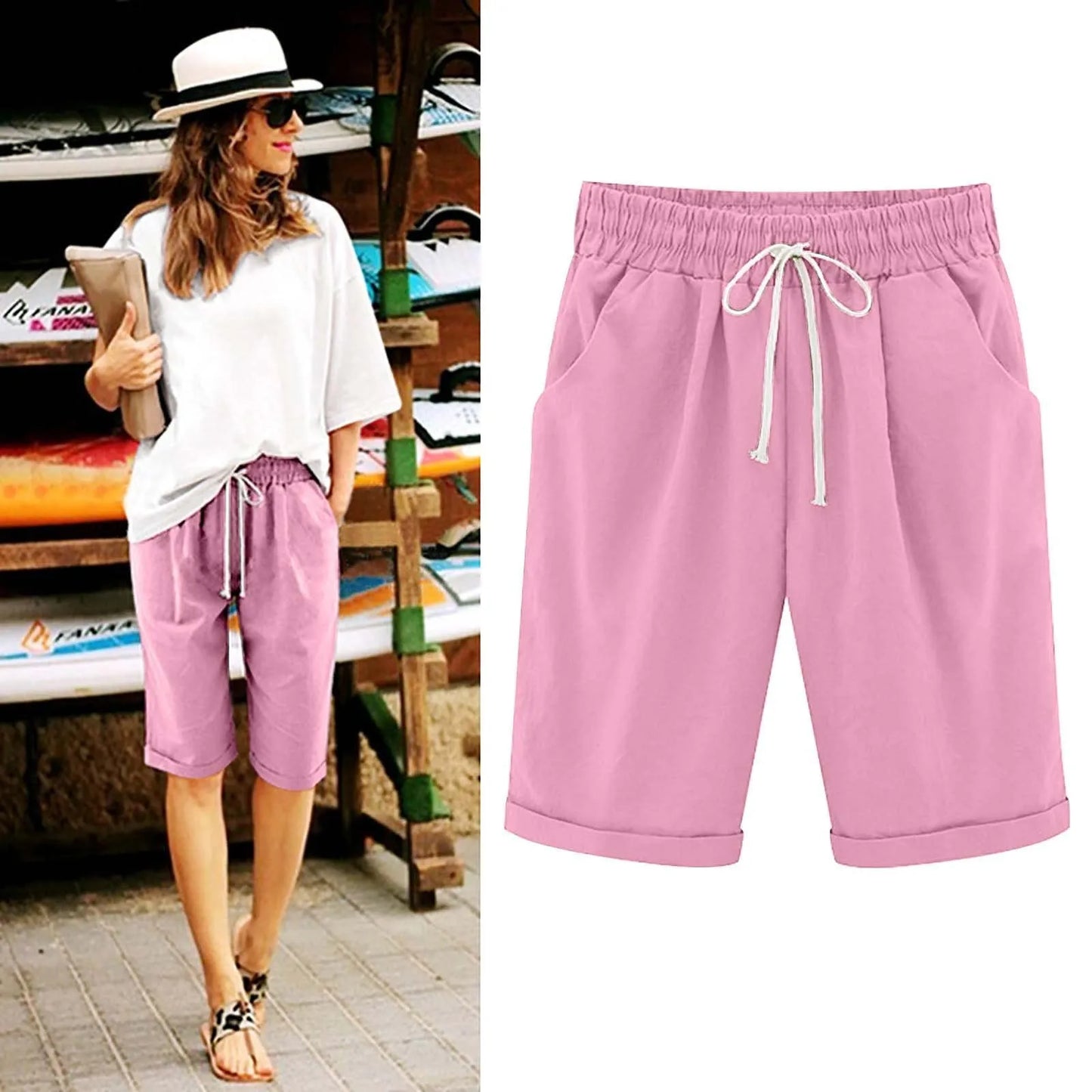 Monica - Pantaloncini da donna eleganti