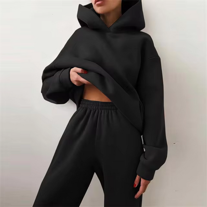 Noemi - Set di pantaloni lunghi con maglione caldo