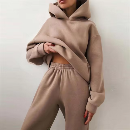 Noemi - Set di pantaloni lunghi con maglione caldo