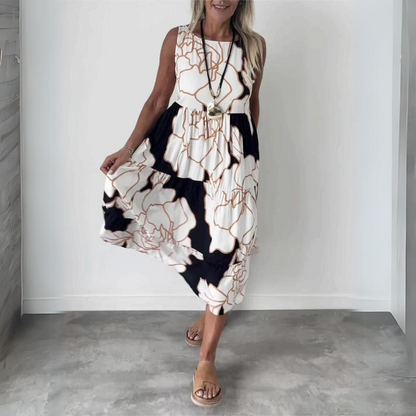 Olivia - Vestito elegante con stampa floreale