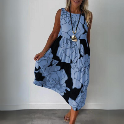 Olivia - Vestito elegante con stampa floreale