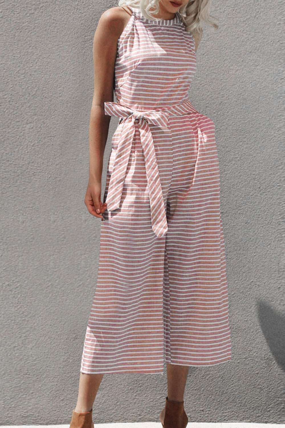 Olivia - Tuta a righe in cotone