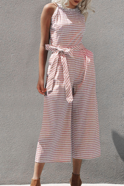 Olivia - Tuta a righe in cotone