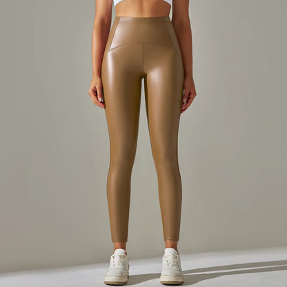 Nova | Leggings lucidi | Stile sportivo moderno | Materiale elastico