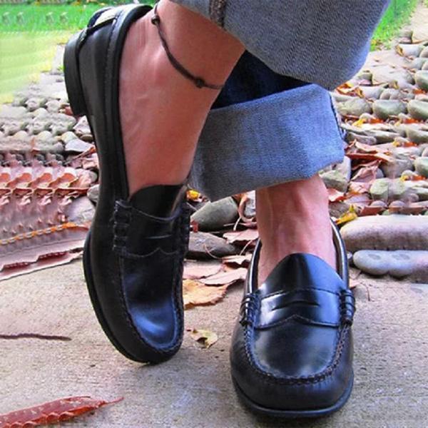 Bea - Mocassini casual da donna con punta rotonda