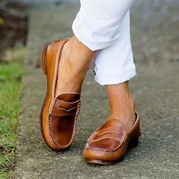 Bea - Mocassini casual da donna con punta rotonda