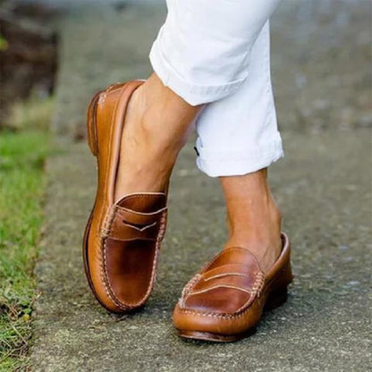 Bea - Mocassini casual da donna con punta rotonda
