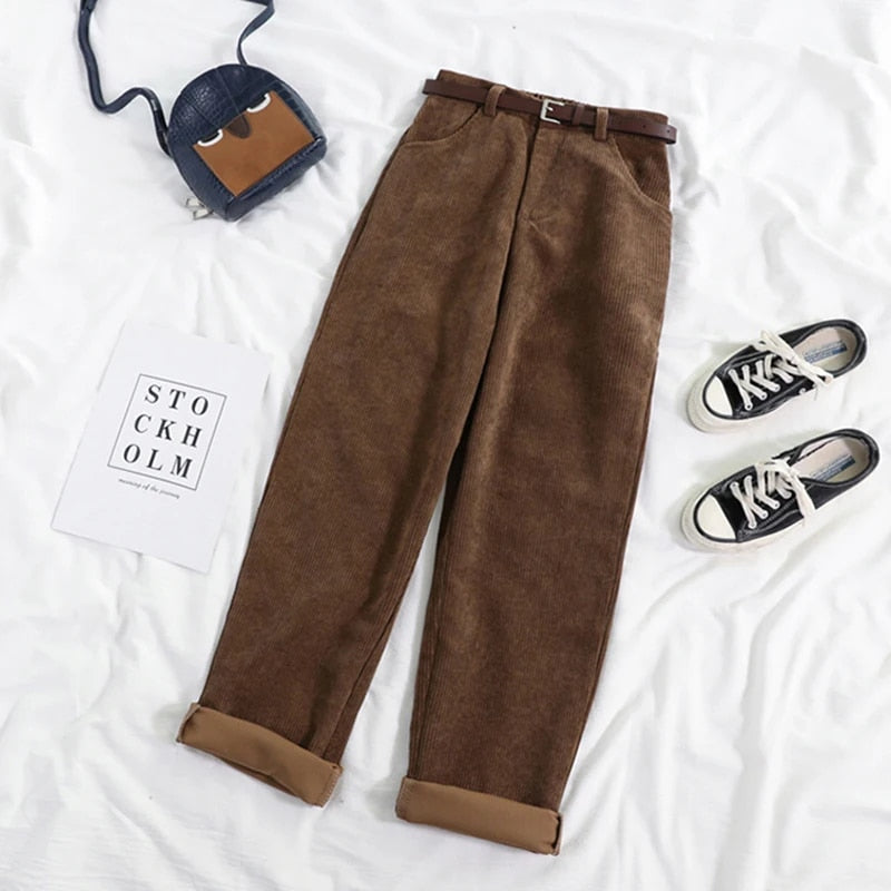 Hilda | pantaloni a coste da donna