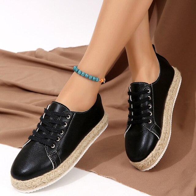 Stringate espadrillas metallizzate