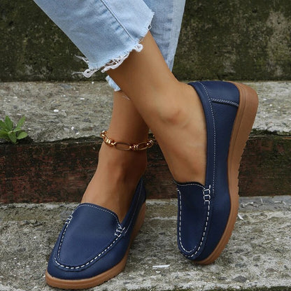 Scarpe con zeppa da donna in stile etnico