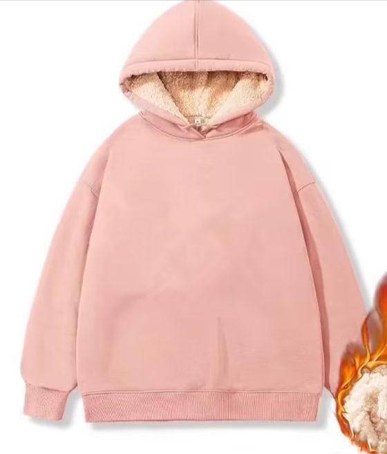 Simon - Giacca in pile Sherpa con cappuccio