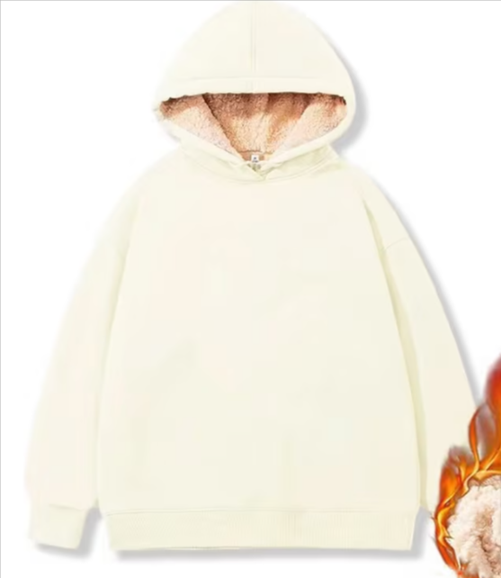 Simon - Giacca in pile Sherpa con cappuccio