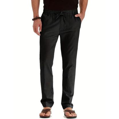 Pantaloni larghi con elastico in vita